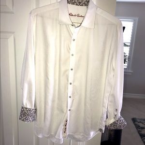 ROBERT GRAHAM 2XL GORGEOUS DRESS SHIRT PERFECT!!